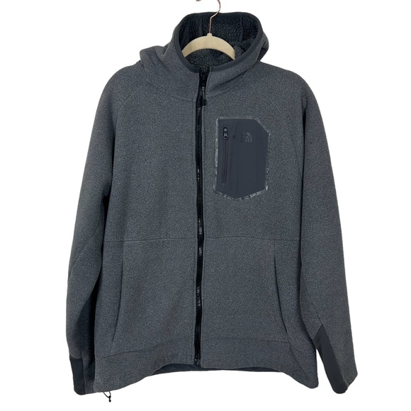 The North Face Other - The North Face Fleece Sherpa Grey Full Zip Sweater Jacket Men’s Large